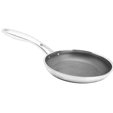 Chảo tổ ong chống dính 265IOHC dạng tay cầm đáy liền 3 lớp Inox Sus304