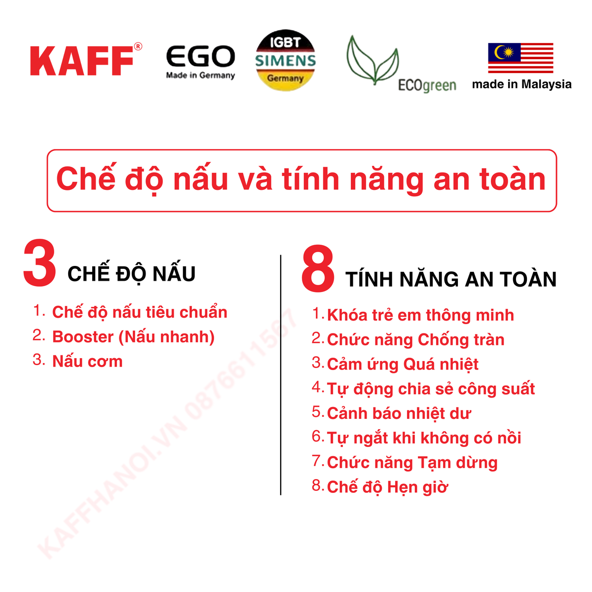 Bếp điện từ KF   IC79H New Plus