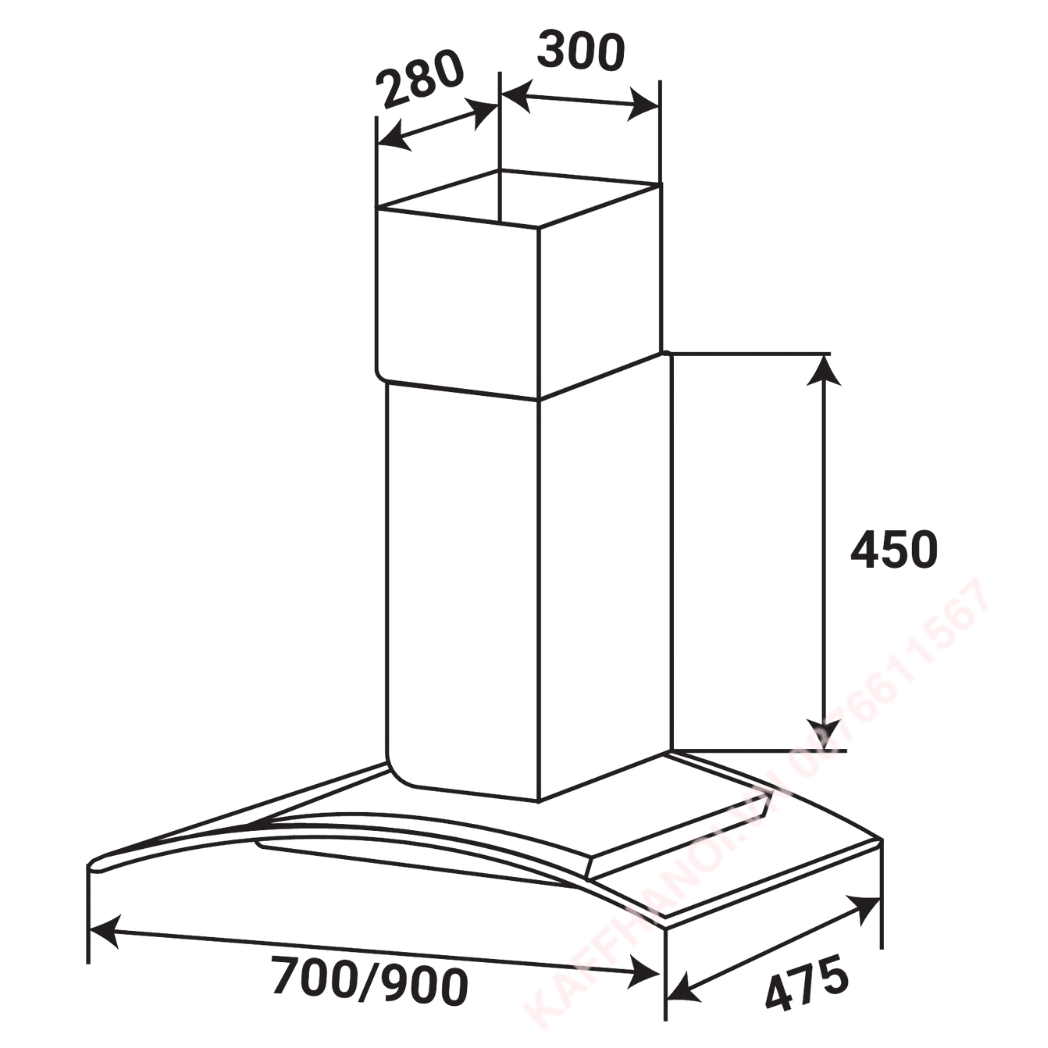 Máy hút mùi KF GB783N