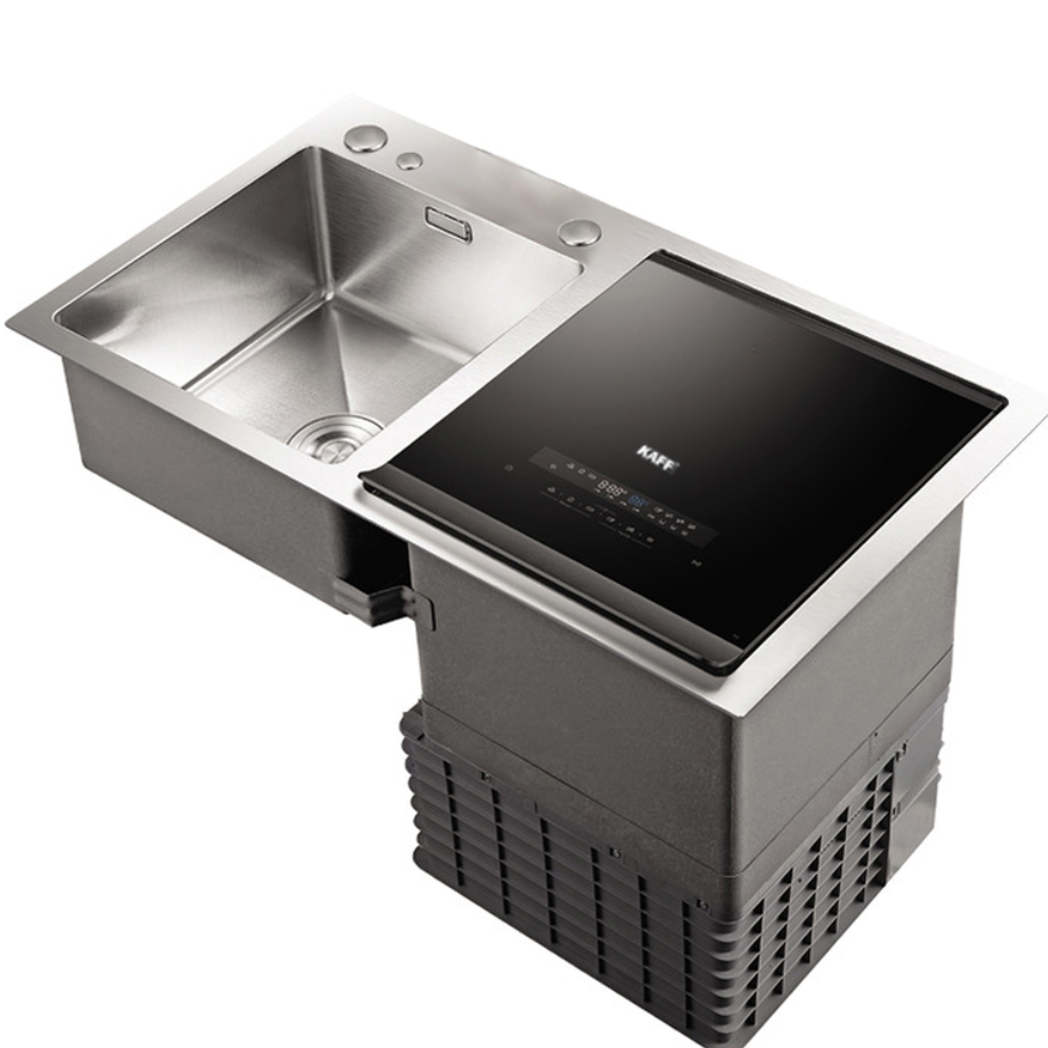 Máy rửa bát kết hợp bồn KF SWM6