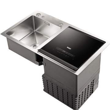 Máy rửa bát kết hợp bồn KF SWM6
