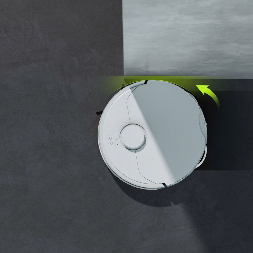 Robot Tự Động Giặt Giẻ Lau Của Đức Hubert HB-S79 AI Camera Lau Nhà Hút Bụi, diệt khuẩn